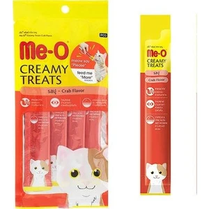 Me-O Creamy Kedi Ödül Maması Yengeç ve Ton Balığı 12'li 15 GR