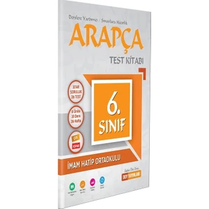 Ddy Yayınları 6. Sınıf Arapça Test Kitabı