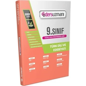 9. Sınıf Türk Dili ve Edebiyatı Konu Anlatım Modülleri