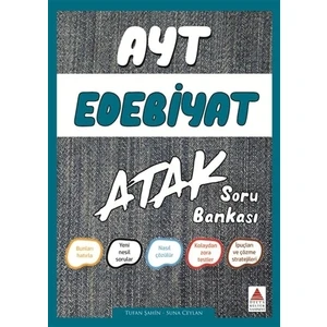 Delta Kültür Yayınevi AYT Edebiyat Atak Soru Bankası
