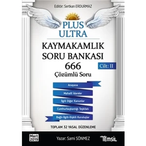 Kaymakamlık Soru Bankası 666 Çözümlü Soru Cilt 2 - Plus Ultra