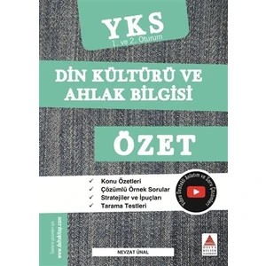 YKS Din Kültürü ve Ahlak Bilgisi Özet