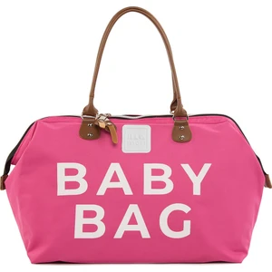 Fuşya Baby Bag Baskılı Bebek Bakım Çantası