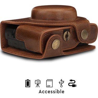 MegaGear Sony Cyber-Shot DSC-RX100 VII Gerçek Deri Kamera   Fiyatı