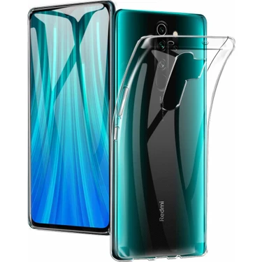 Case 4U Xiaomi Redmi Note 8 Pro Kılıf A+ Şeffaf Lüx Süper Yumuşak 0.3mm Ince Slim