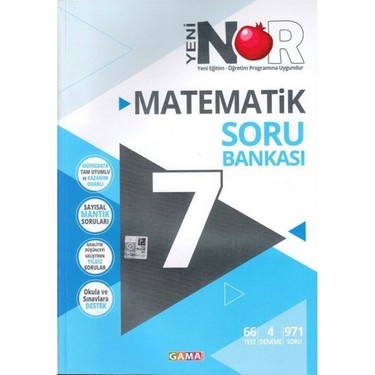 Gama Yayinlari 7 Sinif Matematik Soru Bankasi Kitabi Ve Fiyati