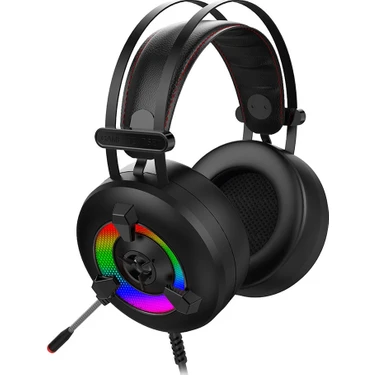 Rampage Miracle-X2 Plus Siyah RGB LED 7.1 Surround Sound System Mikrofonlu Oyuncu