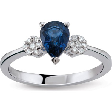 Cincin King Safir Emas Kuning 700 Gold Women Ring Sapphire Shopee Indonesia