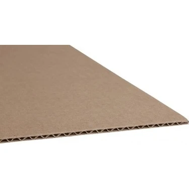 Kraft 100x120 3mm Oluklu Mukavva Karton Levha Ödev Kartonu Proje