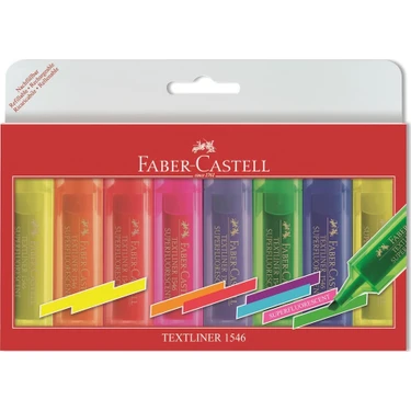 Faber-Castell Şeffaf Gövde Fosforlu Kalem 6+2