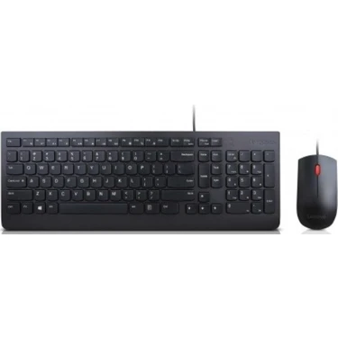 Lenovo Essential Wired Kablolu Klavye Mouse Set