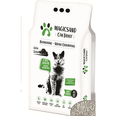 Magicsand Cat Litter Active Carbon Ince Taneli Kedi Kumu 20 Fiyati