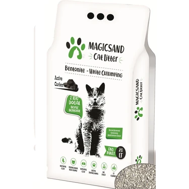 Magicsand Cat Litter Active Carbon İnce Taneli Kedi Kumu 20