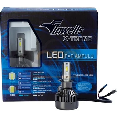 Inwells X-Treme LED Xenon (Zenon) H1 / H3 / H4 / H7 / H11 / H27 / 9005 /