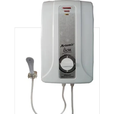 Artemis Lion Elektrikli Şofben 7000W Uzun Rezistans 4 lt/dk Su Isıtma