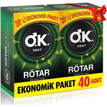 Okey Rötar 40'lı Prezervatif