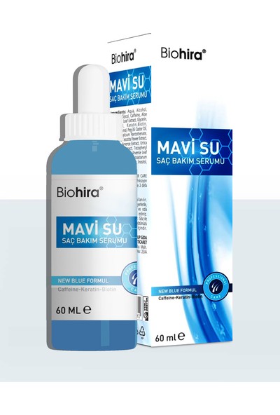 Biohira Saç Bakım Serumu Mavi Su Bandrollü 1 Adet 60 ml