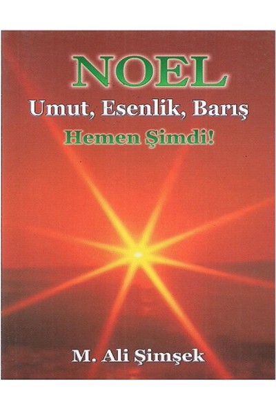 Noel Umut Esenlik Barış Hemen Şimdi - Mehmet Ali Şimşek