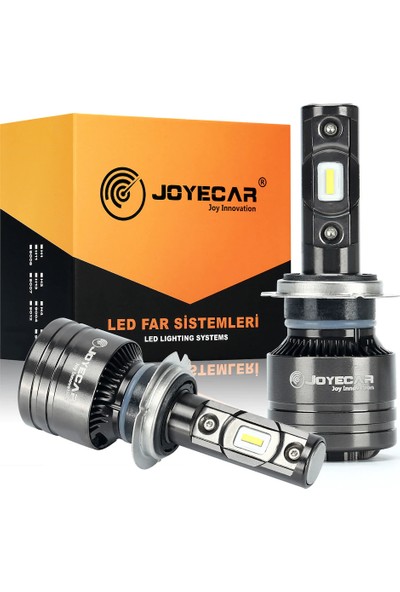 Joyecar® T1 LED Xenon Far Ampul | Çip | H7 / H4 / H11 / H1 / H11 / 9006 / 9005