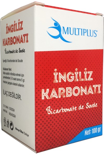 Multiplus Ingiliz Karbonatı Bicarbonate De Soude 100 gr