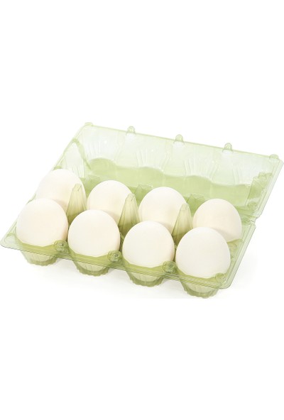 Mikompack 8 'li Plastik Yeşil Yumurta Viyolü 100 Adet