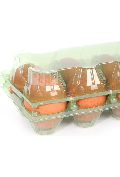 Mikompack 10 'lu Plastik Yeşil Yumurta Viyolü 400 Adet
