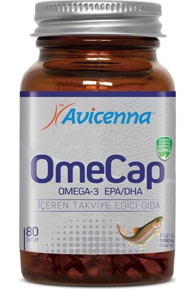 Avicenna Omecap Omega-3 80 soft jel