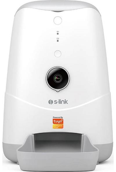 S-Link Swapp Sl-20 720P HD Kameralı Akıllı Evcil Hayvan Besleyici Wi-fi Tuya Destekli