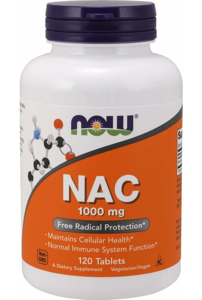 Now Nac 1000 Mg 120 Tablets