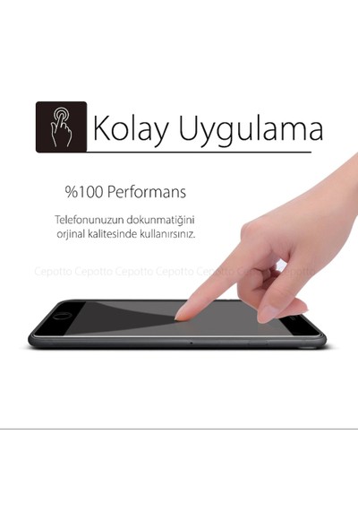 Idubi Apple iPhone XS Max Tam Kaplayan 5D Cam Ekran Koruyucu Siyah