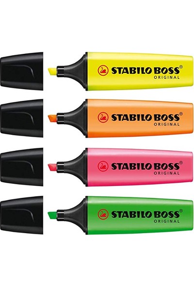 Stabilo Boss Orıgınal 4'lü Paket - Yeni