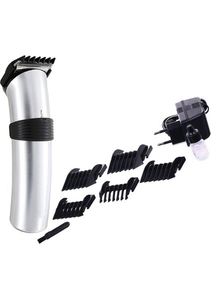 609 Profesyonel Şarjlı Saç Sakal Kesme Tıraş Traş Makinesi Seti indirimleri