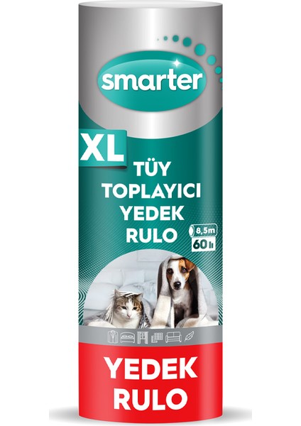 XL Tüy Toplayıcı Yedek Rulo