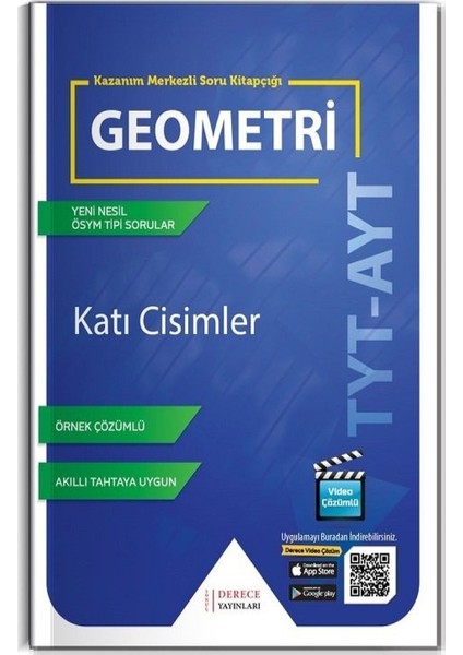 Derece Yayınları DRC TYT AYT Katı Cisimler 2020-2021
