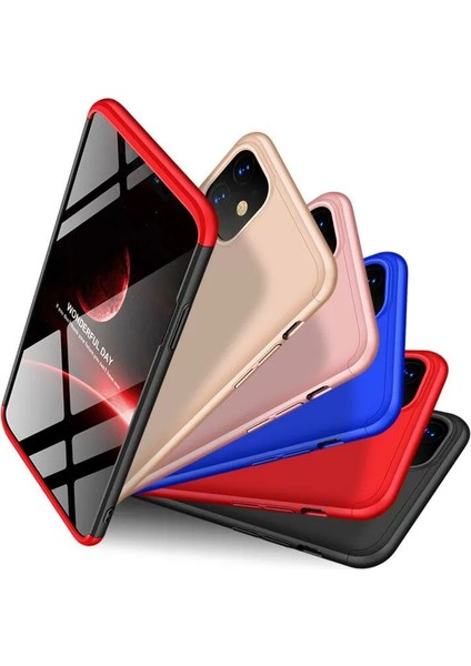 Apple iPhone 11 Double Dip 360 Protective Kılıf - Kırmızı fırsatları