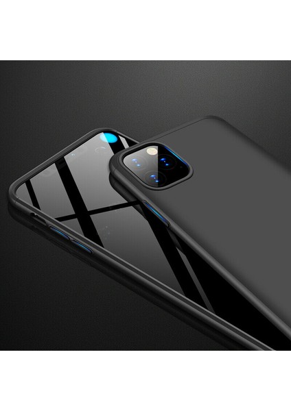 Apple iPhone 11 Pro Double Dip 360 Protective Kılıf - Siyah