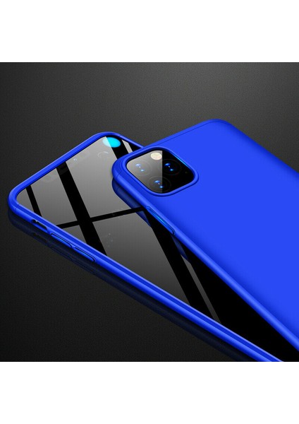 Apple iPhone 11 Pro Double Dip 360 Protective Kılıf - Mavi