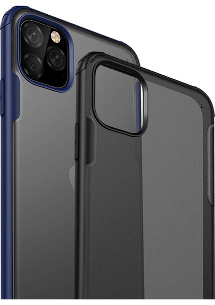 Apple iPhone 11 Pro Frosted Frame Kılıf - Kırmızı