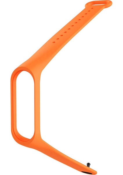 Mi Band 3 / Mi Band 4 Silikon Kordon - Turuncu