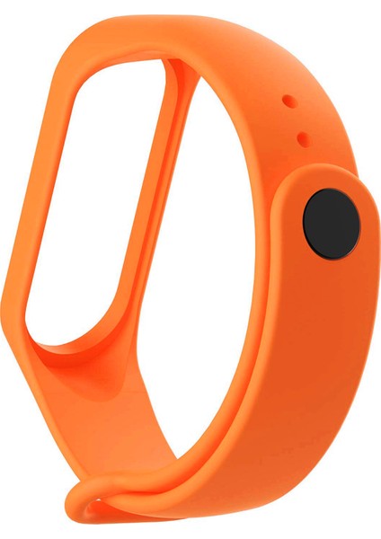 Mi Band 3 / Mi Band 4 Silikon Kordon - Turuncu fiyatları