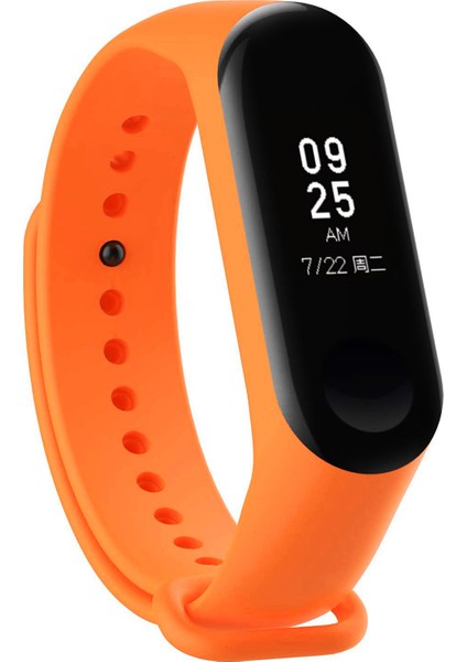 Mi Band 3 / Mi Band 4 Silikon Kordon - Turuncu modelleri