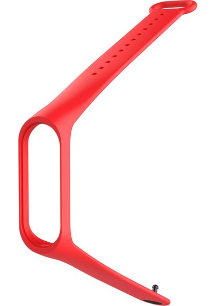 Xiaomi Mi Band 3 / Mi Band 4 Silikon Kordon - Kırmızı