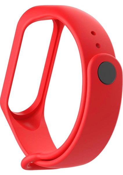 Xiaomi Mi Band 3 / Mi Band 4 Silikon Kordon - Kırmızı fiyatları