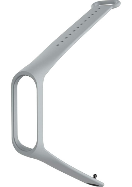 Xiaomi Mi Band 3 / Mi Band 4 Silikon Kordon - Gri