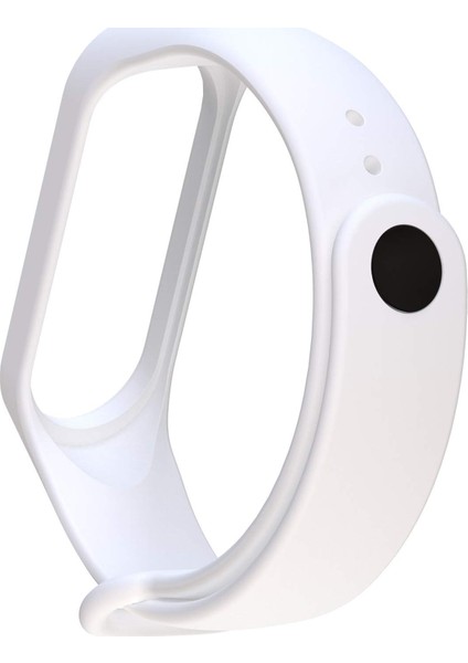 Xiaomi Mi Band 3 / Mi Band 4 Silikon Kordon - Beyaz