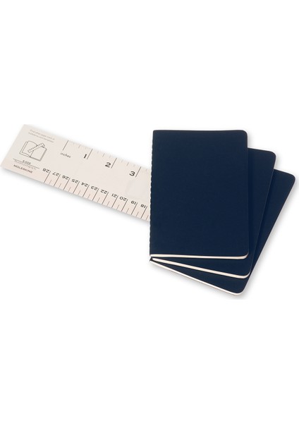 Cahier 3Lü Defter Mavi Kareli Cep Boy 64Sy Ch212 modelleri