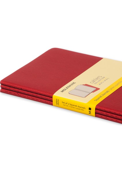 Cahier 3Lü Defter Kırmızı Kareli L 80Syf Ch117 fiyatları