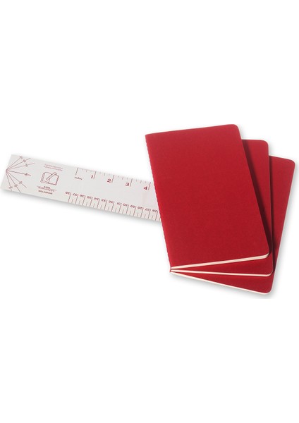 Cahier 3Lü Defter Kırmızı Kareli L 80Syf Ch117 modelleri