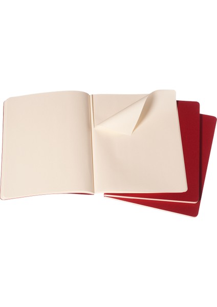 Cahier 3Lü Defter Kırmızı Düz Xl 120Syf Ch123 fırsatları