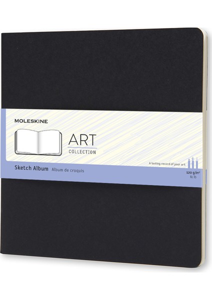 Eskiz Albüm Art Cahier Kare Siy.88 Sy